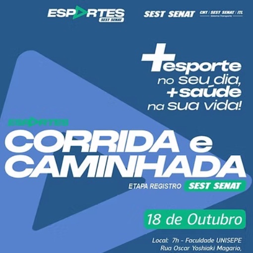Event cover Corrida e Caminhada Sest Senat 