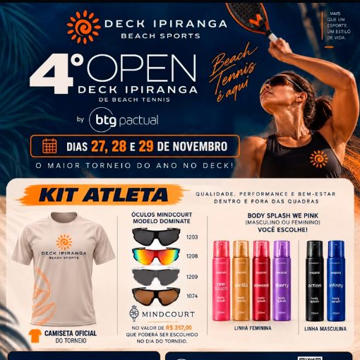 Event cover 4º Open de Beach Tennis Deck Ipiranga by BTG PACTUAL - DECK Ipiranga
