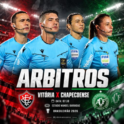 Event cover VITÓRIA X CHAPECOENSE - ÁRBITROS