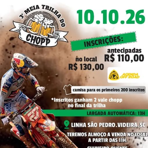 Event cover 3ª MEIA TRILHA DO CHOPP