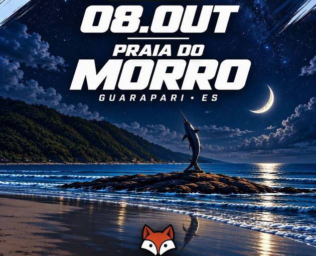 Event cover PRAIA DO MORRO - 08.OUT.26 - Quinta-feira - @tocadasfotos 