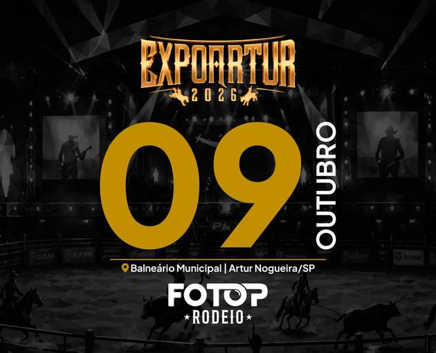 Event cover Expo Artur 2026 - Dia 09 de Outubro
