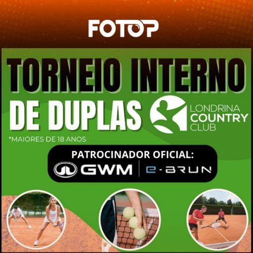 Event cover TÊNIS - Torneio Interno de Duplas 