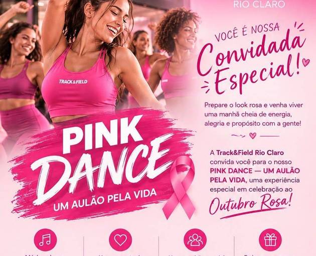 Event cover Track Pink Dance - Outubro Rosa Track&field Rio Claro