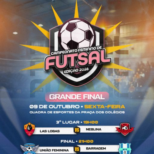Event cover Campeonato Feminino de Futsal 2026 - Grande Final