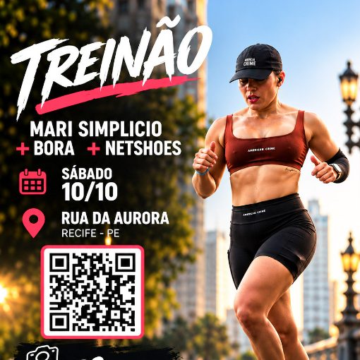 Event cover TREINÃO MARI SIMPLÍCIO + BORA 