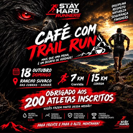 Event cover Café com Trail Run - Stay Hard Runners