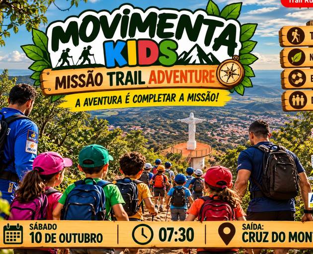 Event cover MOVIMENTA KIDS – MISSÃO TRAIL ADVENTURE