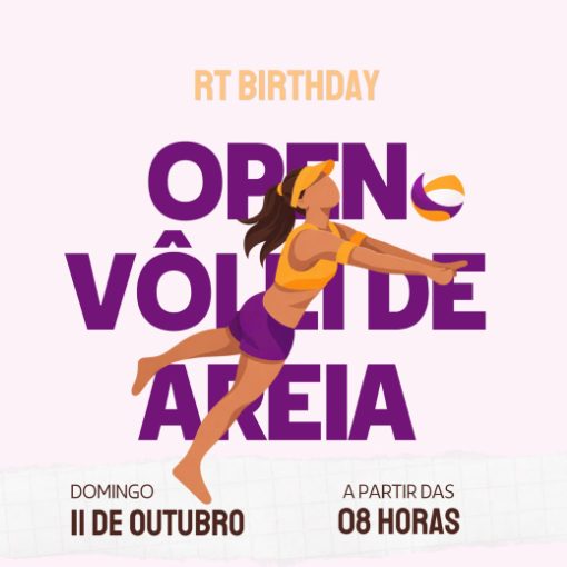 Event cover OPEN VÔLEI DE AREIA RT BIRTHDAY