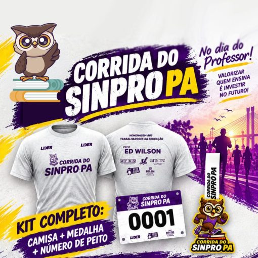 Portada del evento CORRIDA DO SINPROPA - DIA DO PROFESSOR