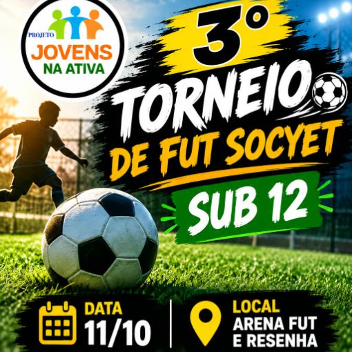 Event cover 3º Torneio de Fut Society - Arena Fut e Resenha