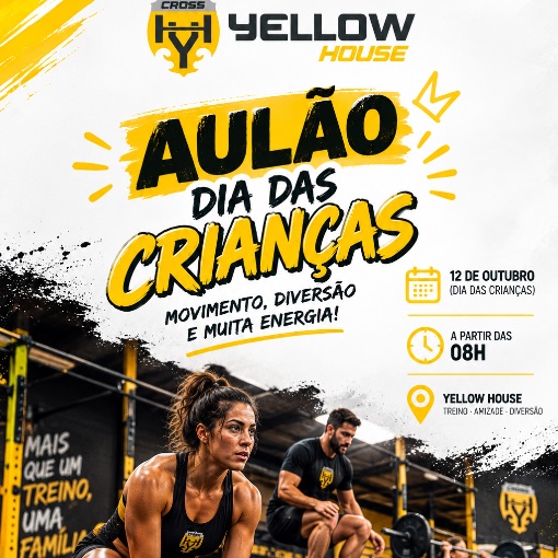 Event cover AULAO DE DIA DAS CRIANÇAS NA YELLOW HOUSE
