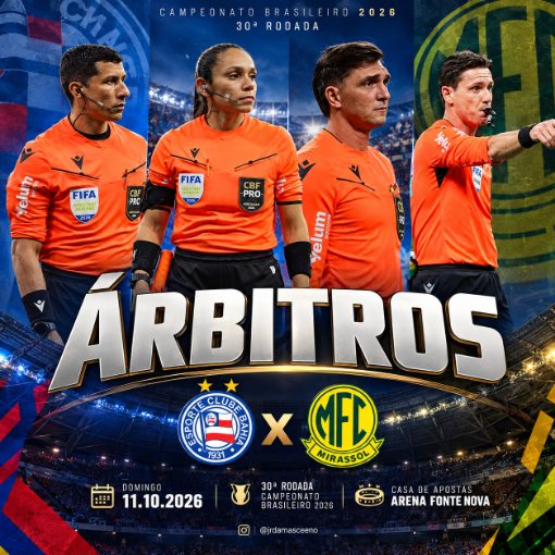 Event cover BAHIA X MIRASSOL - ÁRBITROS