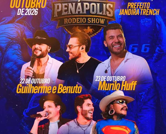 Event cover 2º Penápolis Rodeio Show - Guilherme e Benuto