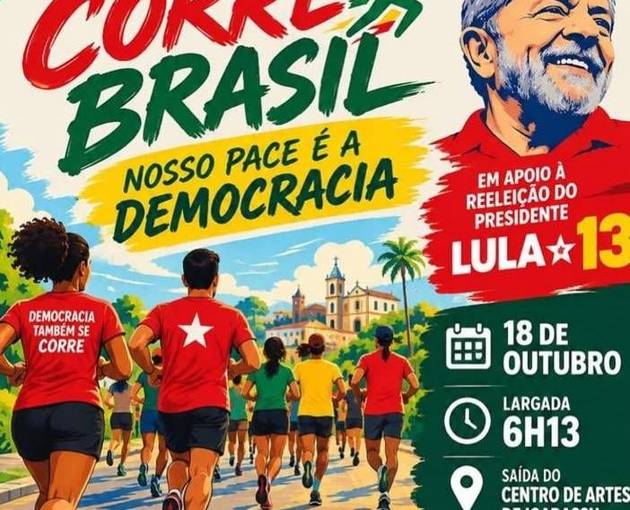 Event cover CORRE BRASIL - NOSSO PACE É A DEMOCRACIA