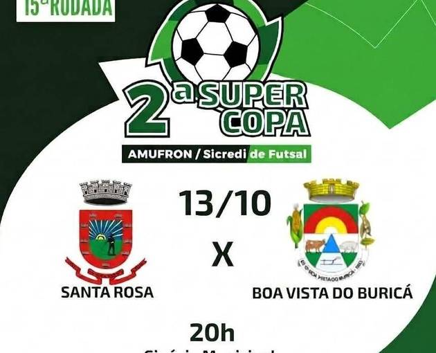 Event cover 2ª Copa AMUFRON Santa Rosa X Boa Vista do Buricá