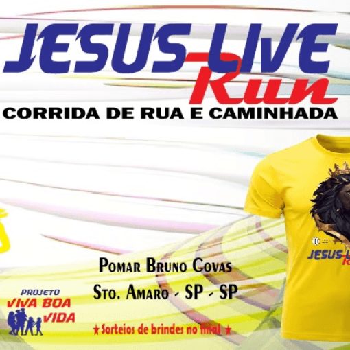 Event cover 5º JESUS LIVE RUN - CORRIDA DE RUA E CAMINHADA