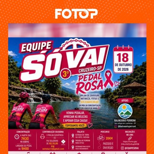 Event cover PEDAL OUTUBRO ROSA EQUIPE SÓ VAI 