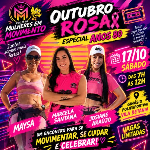 Event cover OUTUBRO ROSA - ANOS 80