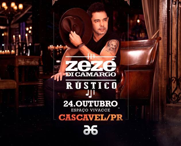 Event cover Zezé Di Camargo Rústico - Cascavel - 24 de Outubro