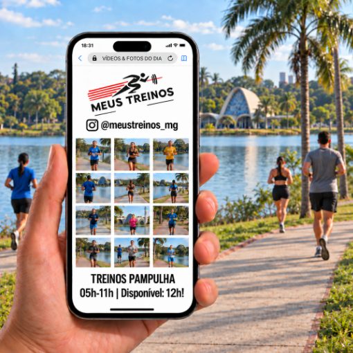 Event cover Meus Treinos na Pampulha - Sábado até 11:00h