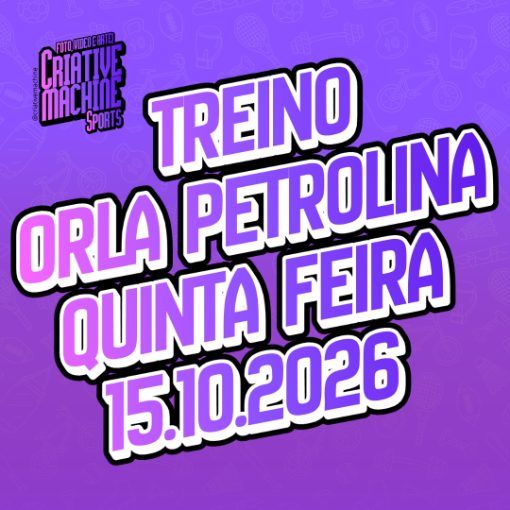 Event cover ORLA PETROLINA - TREINO QUINTA FEIRA MANHÃ 15.10.2026