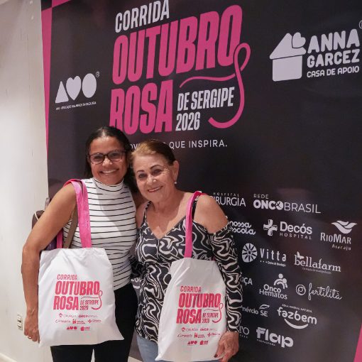 Event cover Foto Cortesia entrega de kit - 12ª Corrida Outubro Rosa de Sergipe