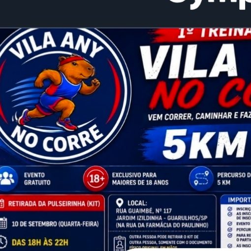 Event cover 1° TREINÃO - VILA ANY NO CORRE