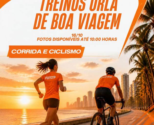 Event cover TREINOS - ORLA BOA VIAGEM 16/10 -FOTOS DE CORRIDA e CICLISMO