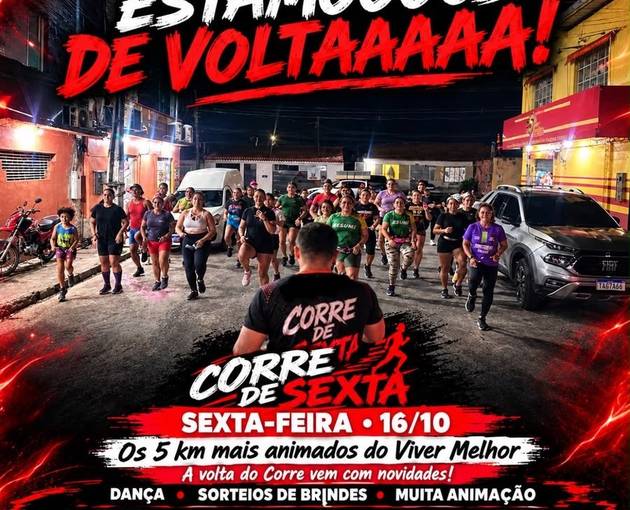 Event cover CORRE DE SEXTA RUN NITGH GOLD 16/10/2026