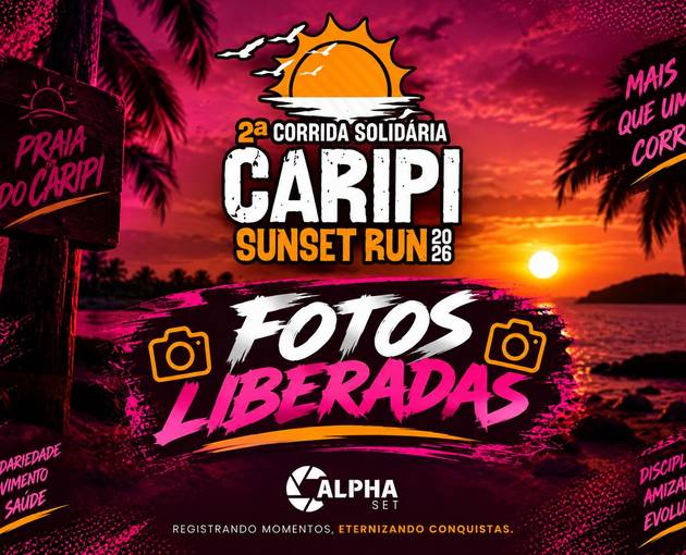 Event cover 2ª CORRIDA SOLIDÁRIA - CARIPI SUNSET RUN 2026