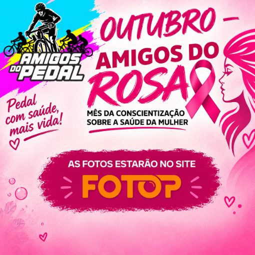 Event cover Pedal Outubro Rosa Amigos do Pedal - Rota da Amendoeira - Itaguaí