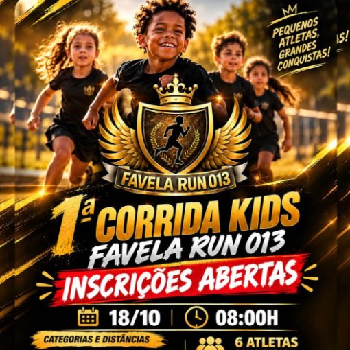 Event cover 1ª Corrida Kids favela run