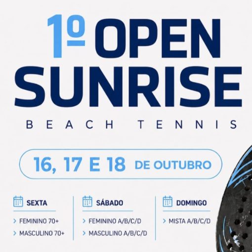 Event cover 1º Open Sunrise de Beach Tennis - Sunset