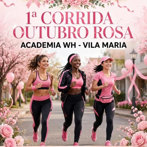 Event cover 1º CORRIDA OUTUBRO ROSA - WH ACADEMIA