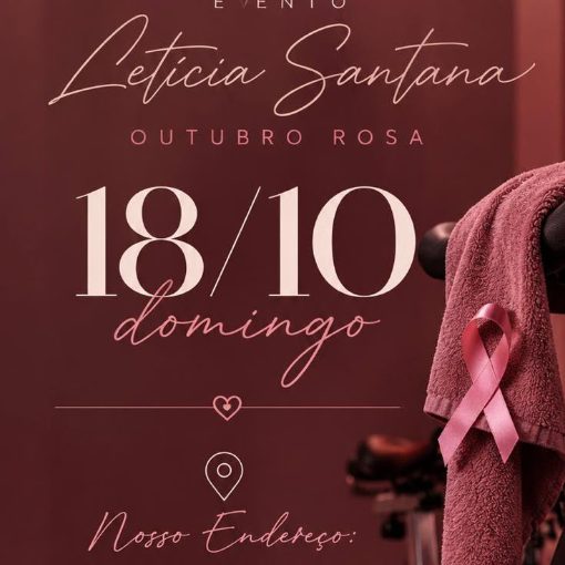 Event cover Outubro rosa ATTOS NOW - By Leticia Santana