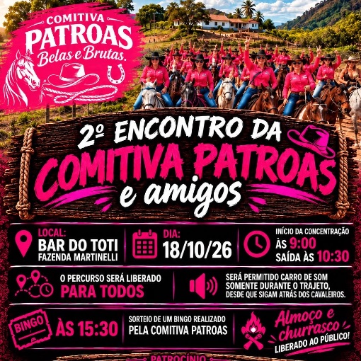 Event cover Cavalgada das patroas