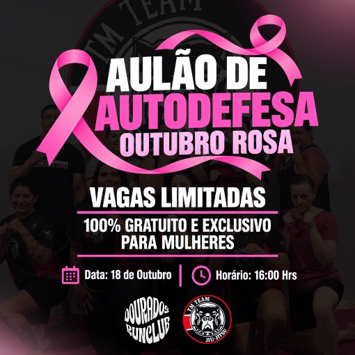 Event cover AUTODEFESA OUTUBRO ROSA - DRC & TM TEAM