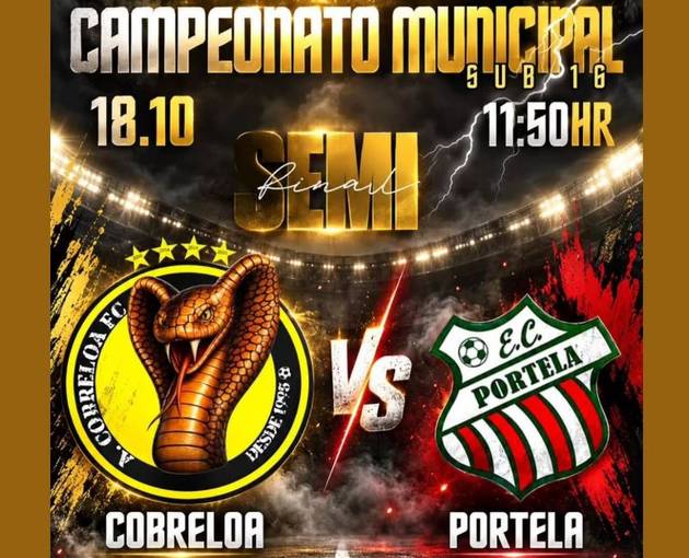 Event cover SEMIFINAL - Campeonato Municipal de Itapevi - Infantil - Sub 16 | Cobreloa X Portela