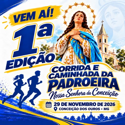 Event cover 1ª Corrida & Caminhada da Padroeira 2026