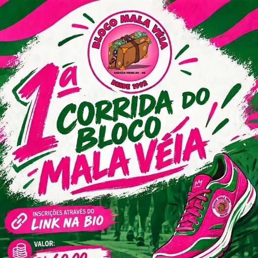 Event cover 1ª CORRIDA DO BLOCO MALA VEIA