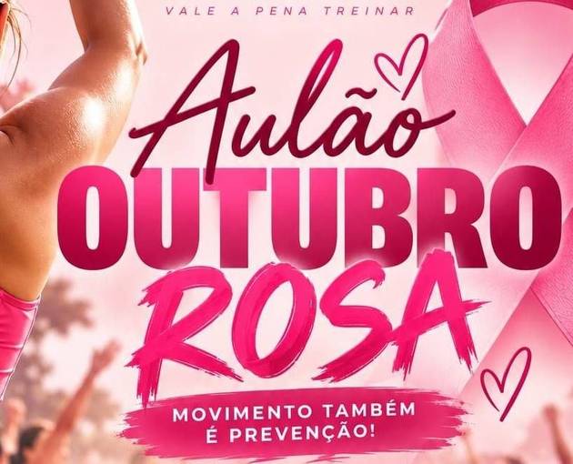 Event cover AULÃO OUTUBRO ROSA - VALE FUNCIONAL