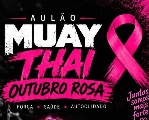 Event cover AULÃO MUAY THAI - OUTUBRO ROSA