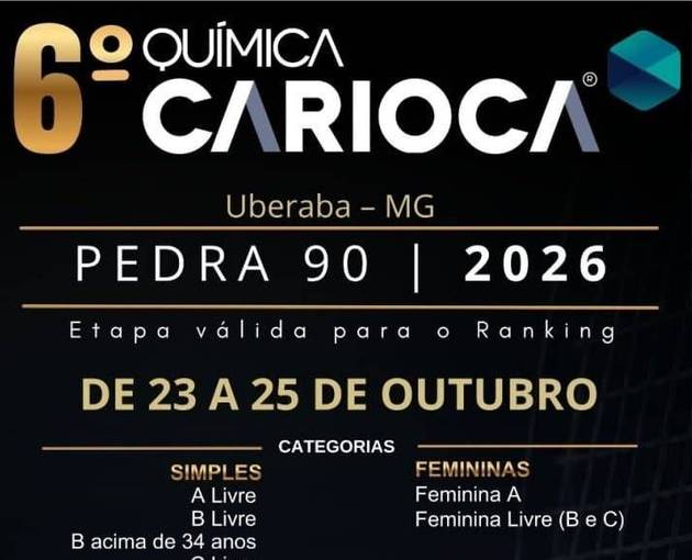 Event cover 76ª Etapa - Aberto de Tênis - Pedra 90 - Uberaba - Jockey Club