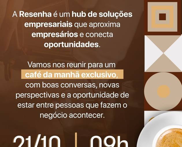 Event cover CAFÉ COM RESENHA