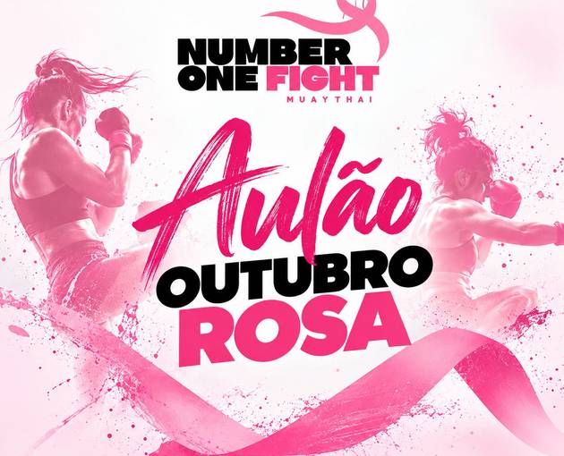 Event cover NUMBER ONE FIGHT - Aulão Outubro Rosa