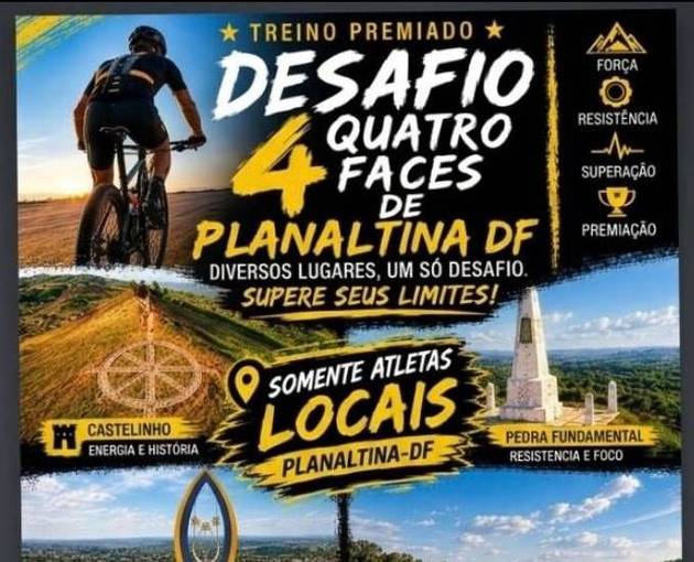 Event cover DESAFIO 4 FACES PLANALTINA DF