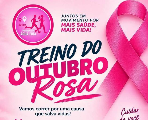 Event cover OUTUBRO ROSA - CORREDORES DE ÁGUA FRIA