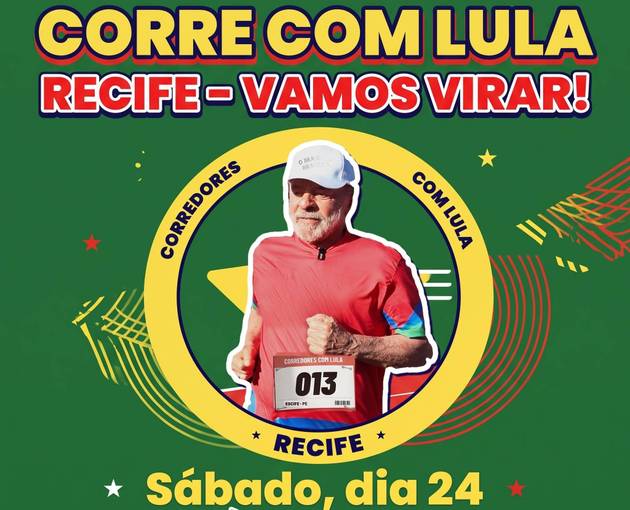 Event cover CORRE COM LULA RECIFE- 24 DE OUTUBRO 