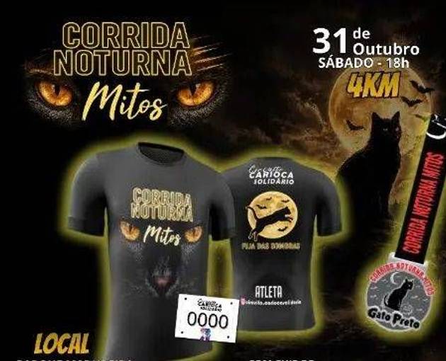 Event cover  Corrida Noturna Mitos - Gato Preto